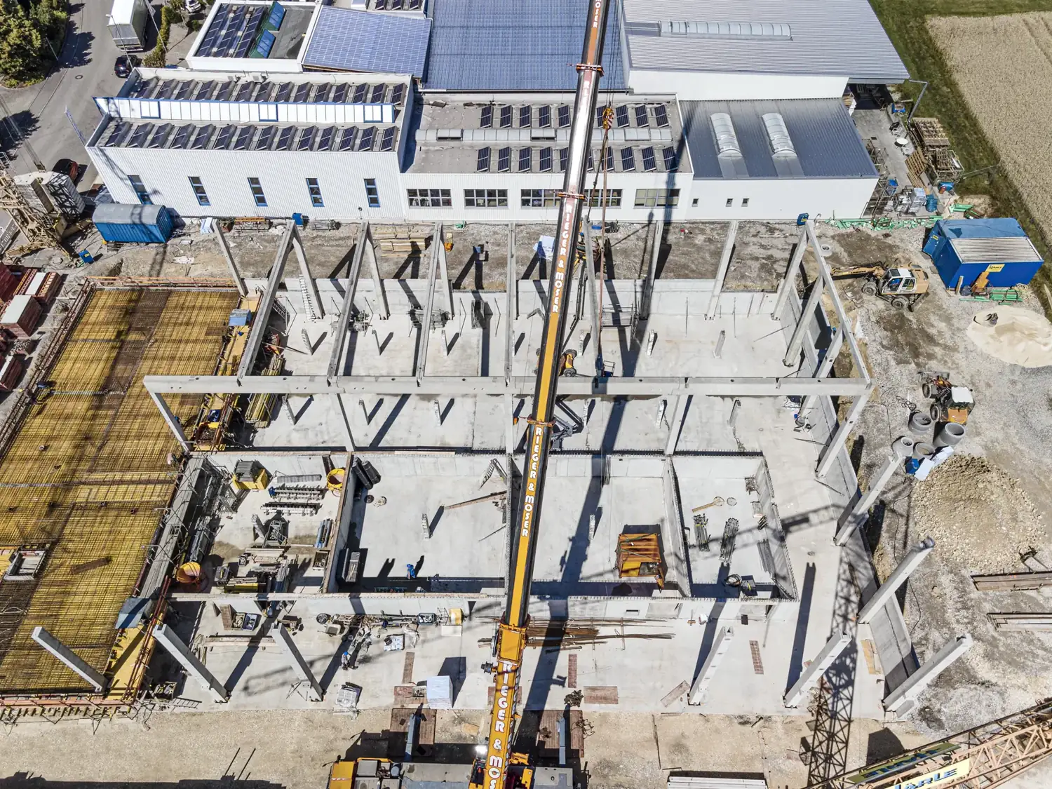 Baustelle: Gewerbebau