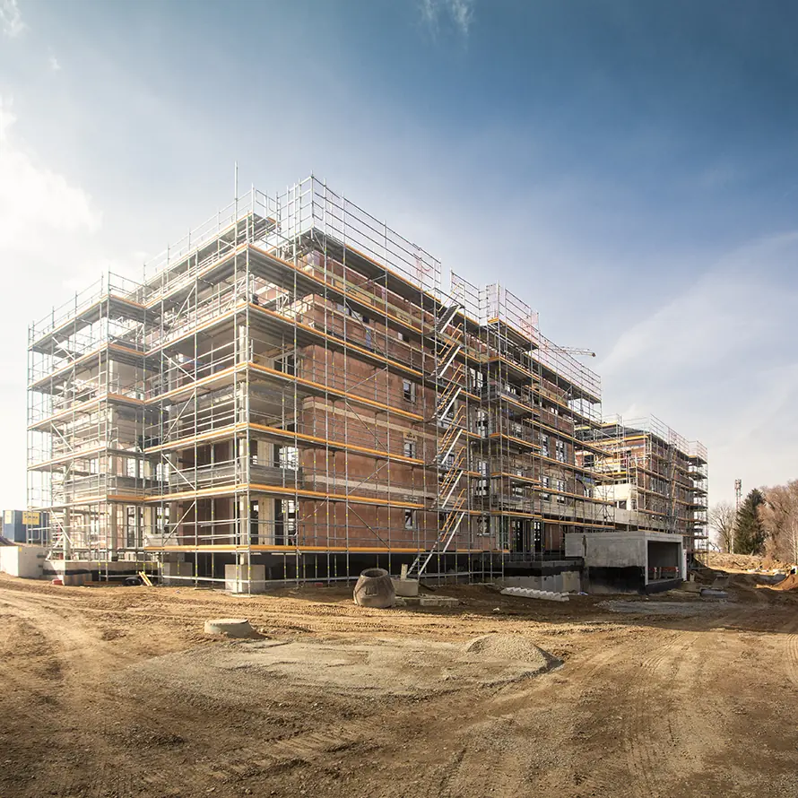 Baustelle: Wohnungsbau